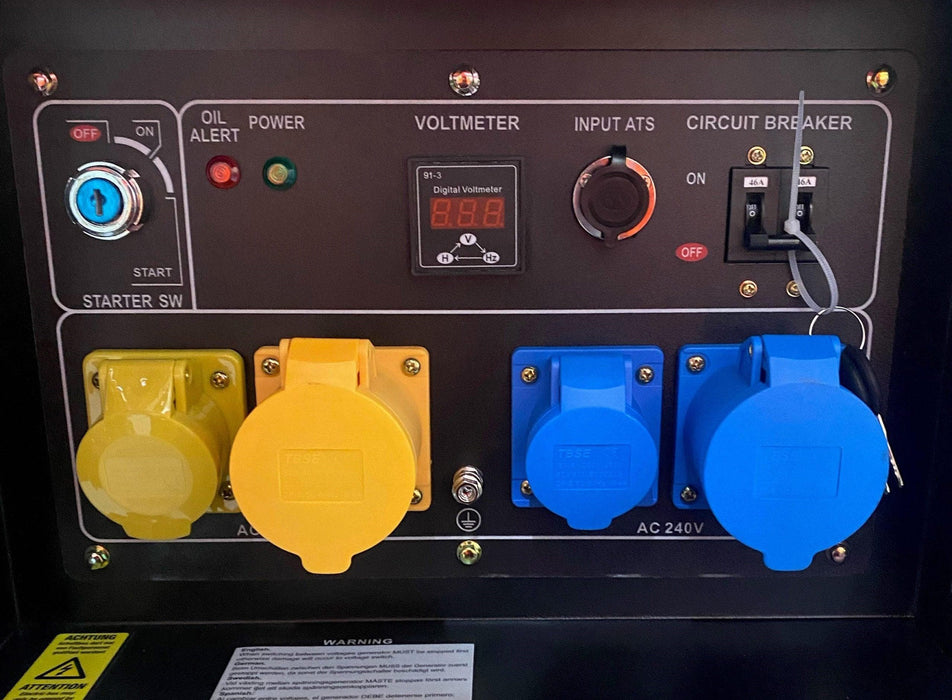 Warrior LDG12S3 12.5KW 3PH Diesel Generator