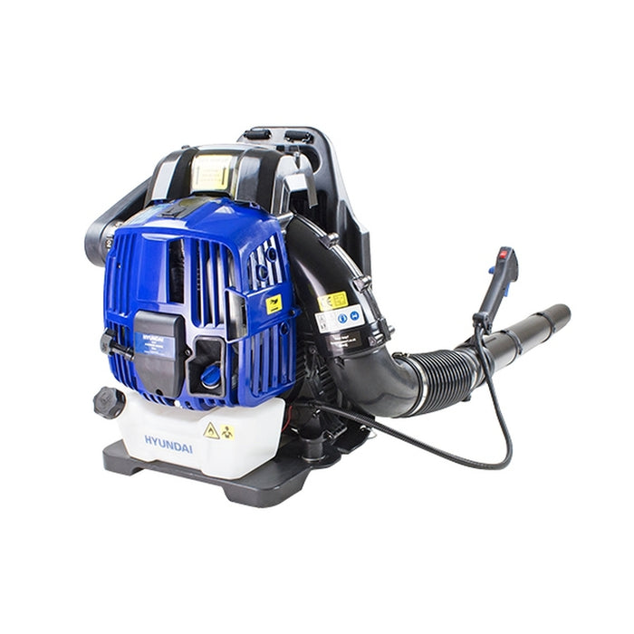Hyundai 76cc 4-Stroke Backpack Petrol Leaf Blower | HY4B76 | 3 Year Warranty