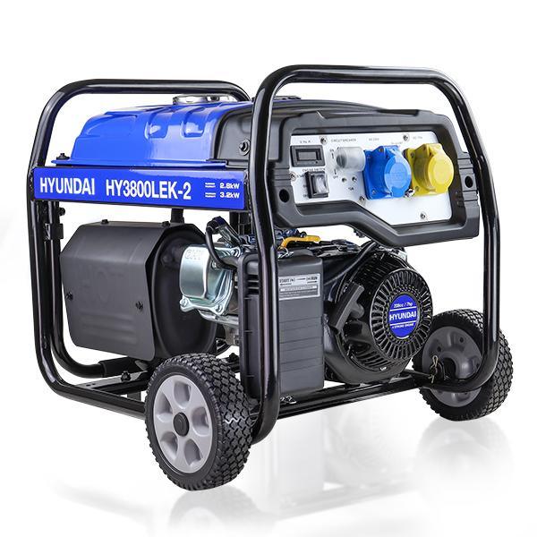 Hyundai Electric Start Site Petrol Generator | Hyundai 3.2kW / 4kVa* | 3 Year Platinum Warranty