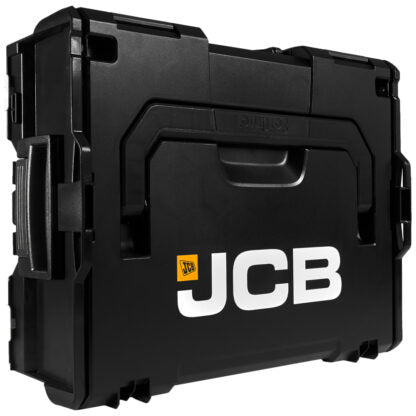 JCB 18V Angle Grinder with 5.0Ah Lithium-ion battery and 2.4A charger in L-Boxx 136 Power Tool Case