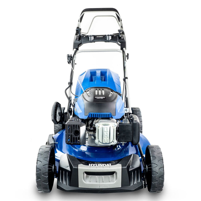 Hyundai 22”/56cm 196cc 4-in-1 Electric-Start Self-Propelled Petrol Lawnmower | H
