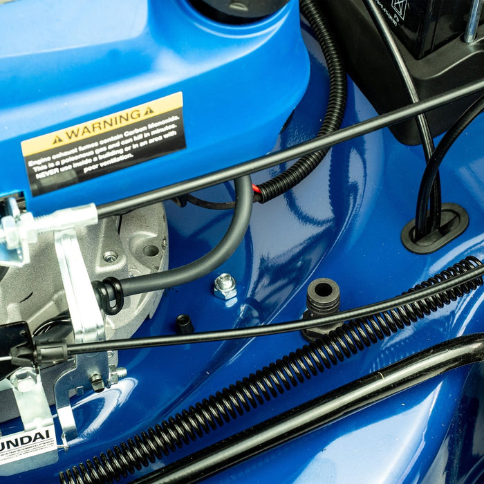 Hyundai 22”/56cm 196cc 4-in-1 Electric-Start Self-Propelled Petrol Lawnmower | H