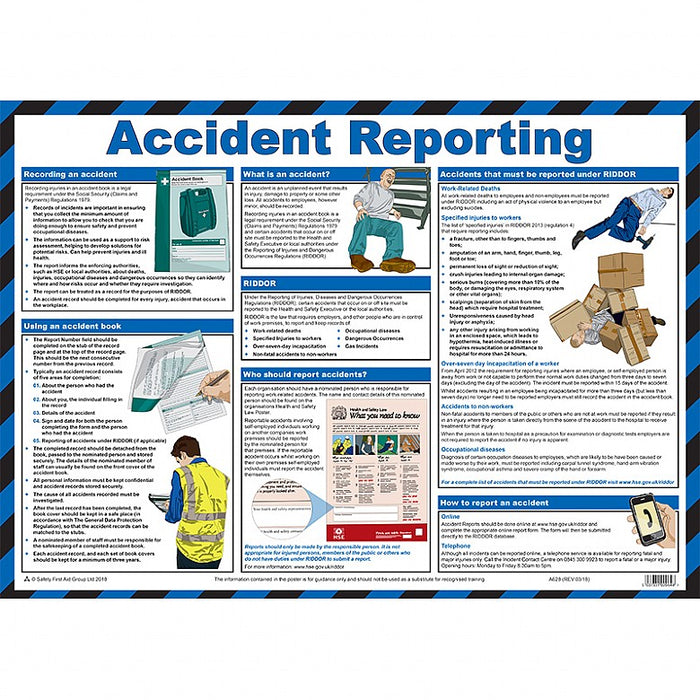 Accident Reporting Guidance Poster