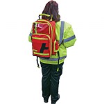 Emergency Backpack, Large, PVC, Red