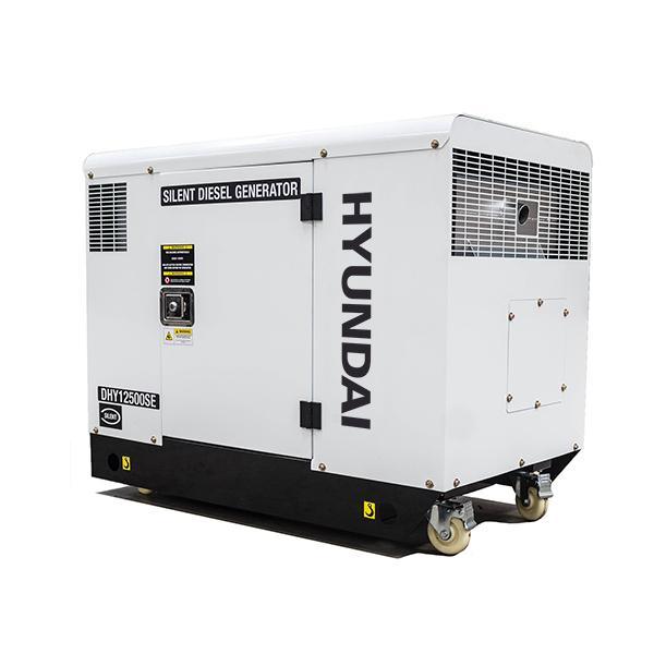 Hyundai Standby Silenced Diesel Generator |Hyundai 10kW/12.5kVA 230v Mains | 1 Year Platinum Warranty | Standby Generator for Home or Business