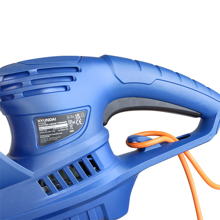 Hyundai 550W 510mm Corded Electric Hedge Trimmer/Pruner | HYHT550E | 3 Year Warranty