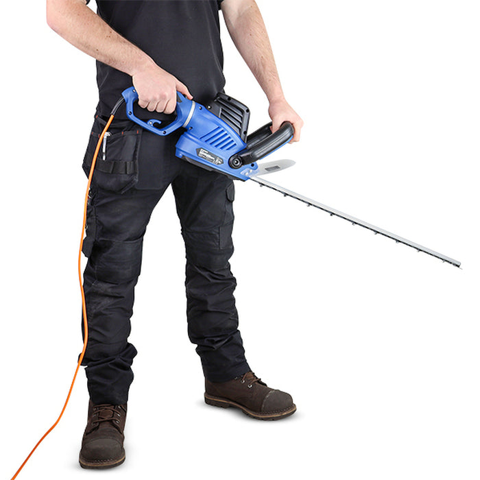 Hyundai 680W 610mm Corded Electric Hedge Trimmer/Pruner | HYHT680E | 3 Year Warranty