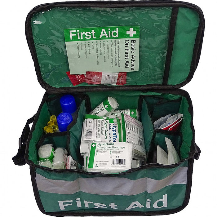 British Standard Compliant Comprehensive First Aider Haversack