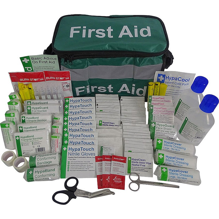 British Standard Compliant Comprehensive First Aider Haversack