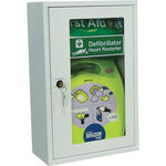 HypaGuard Defibrillator Wall Cabinet with Key Lock