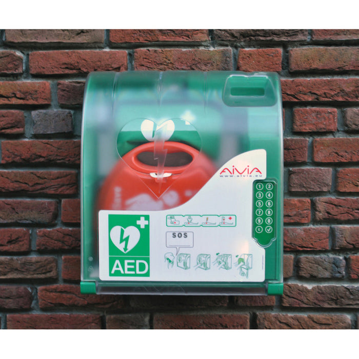 Outdoor Heated AED Cabinet with Digicode