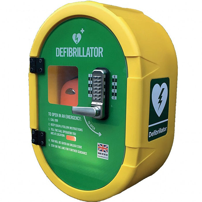 DefibSafe Outdoor AED Cabinet with Keypad Lock