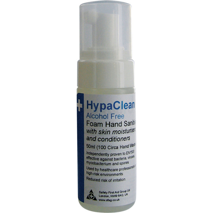 HypaClean Foam Hand Sanitiser, 50ml