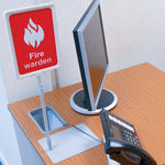 Fire Warden Desk Sign