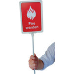 Fire Warden Desk Sign