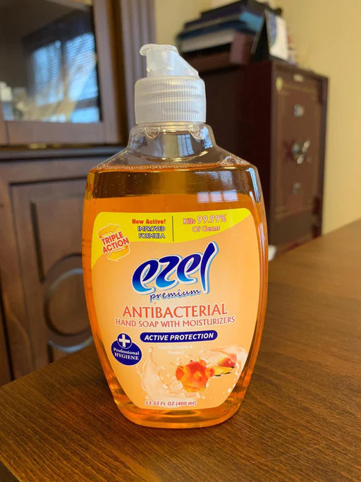 1,800 X EZEL ANTIBACTERIAL HAND WASH SOAP 400ML at £1138.88 only from acutecaredirectltd.com.