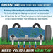 Hyundai Self-Propelled Petrol Lawnmower | Hyundai 18"/46cm 139cc | 3 Year Platinum Warranty