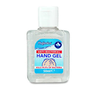 10,080 X HYGIENICS HAND SANITIZER GEL 50ML at £6688.75 only from acutecaredirectltd.com.
