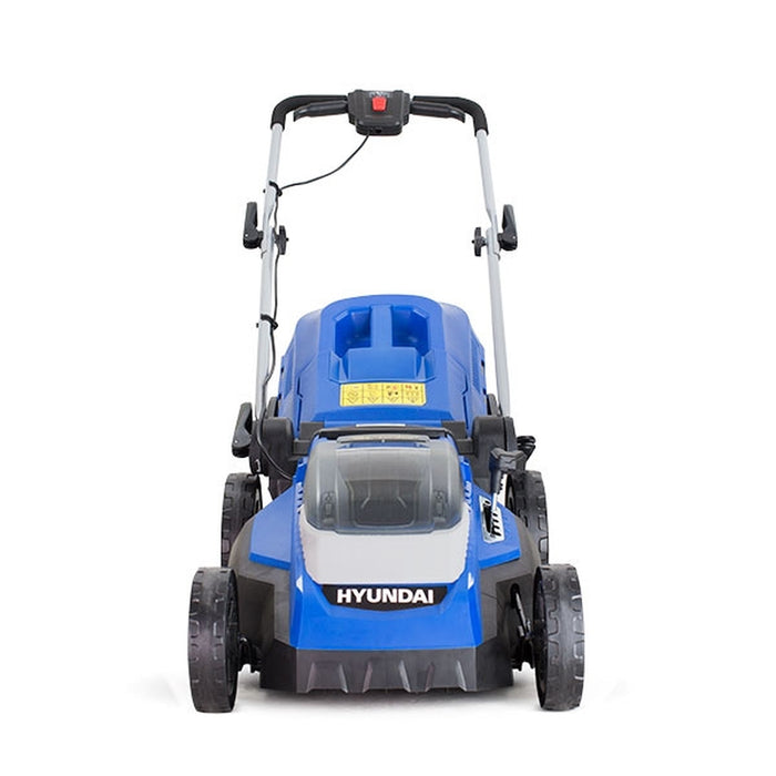 Hyundai 38cm Cordless 40v Lithium-Ion Battery Roller Lawnmower with Battery and Charger | HYM40LI380P | 3 Year Warranty