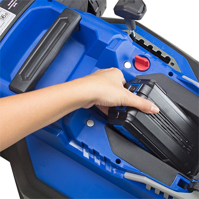 Hyundai 38cm Cordless 40v Lithium-Ion Battery Roller Lawnmower with Battery and Charger | HYM40LI380P | 3 Year Warranty