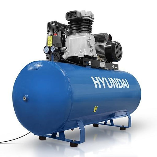 Hyundai Air Compressor Electric 3hp | Hyundai 200 Litre 14CFM/145psi | 2 Year Platinum Warranty