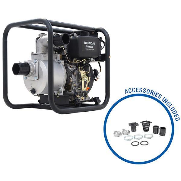 Hyundai Electric Start Diesel Water Pump | Hyundai 80mm 3 | 1 Year Platinum Warranty