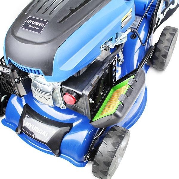 Hyundai Electric-Start Self-Propelled Petrol Lawnmower | Hyundai 17"/42cm 139cc | 3 Year Platinum Warranty