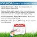 Hyundai Petrol Lawnmower | Hyundai 16"/40cm 79cc | 3 Year Platinum Warranty