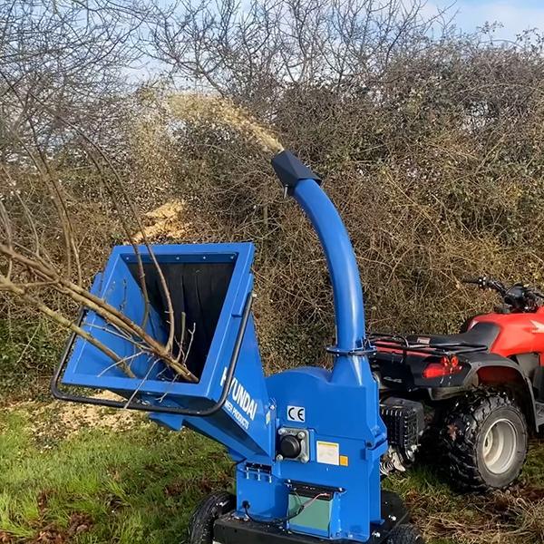 Hyundai Petrol Wood Chipper with Electric-Start Engine | Hyundai 420cc 4.5 | 3 Year Platinum Warranty