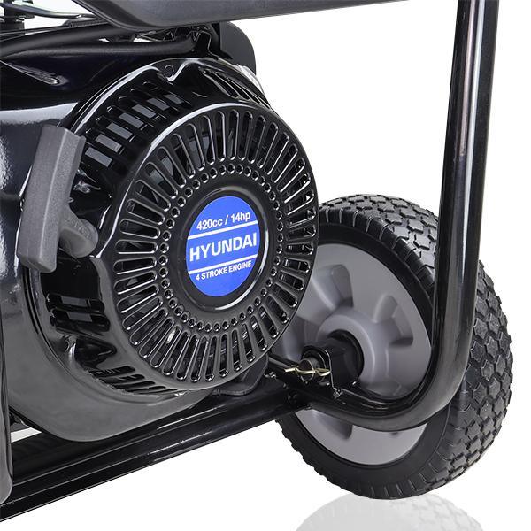 Hyundai Recoil and Electric Start Site Petrol Generator | Hyundai 7kW / 8.75kVa* | 3 Year Platinum Warranty