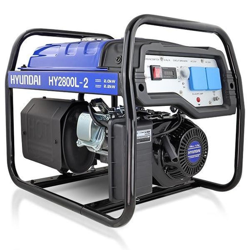 Hyundai Recoil Start Site Petrol Generator | Hyundai 2.2kW / 2.75kVa* | 3 Year Platinum Warranty