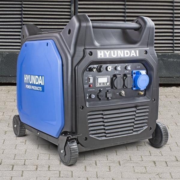 Hyundai Remote Electric Start Petrol Portable Inverter Generator | Hyundai 6600W/6.6kW | 3 Year Platinum Warranty